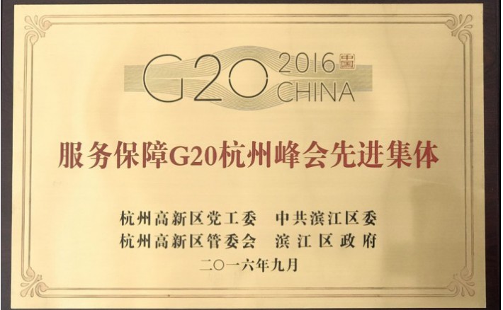 服务保险G20先进集体